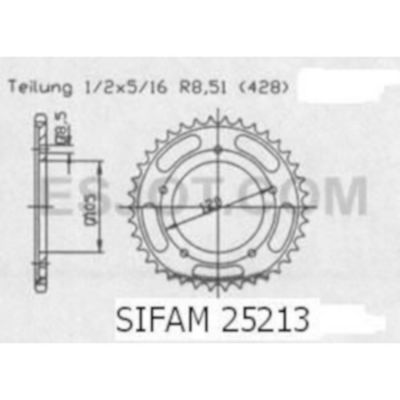Rozeta pro Sachs 25213CZ56